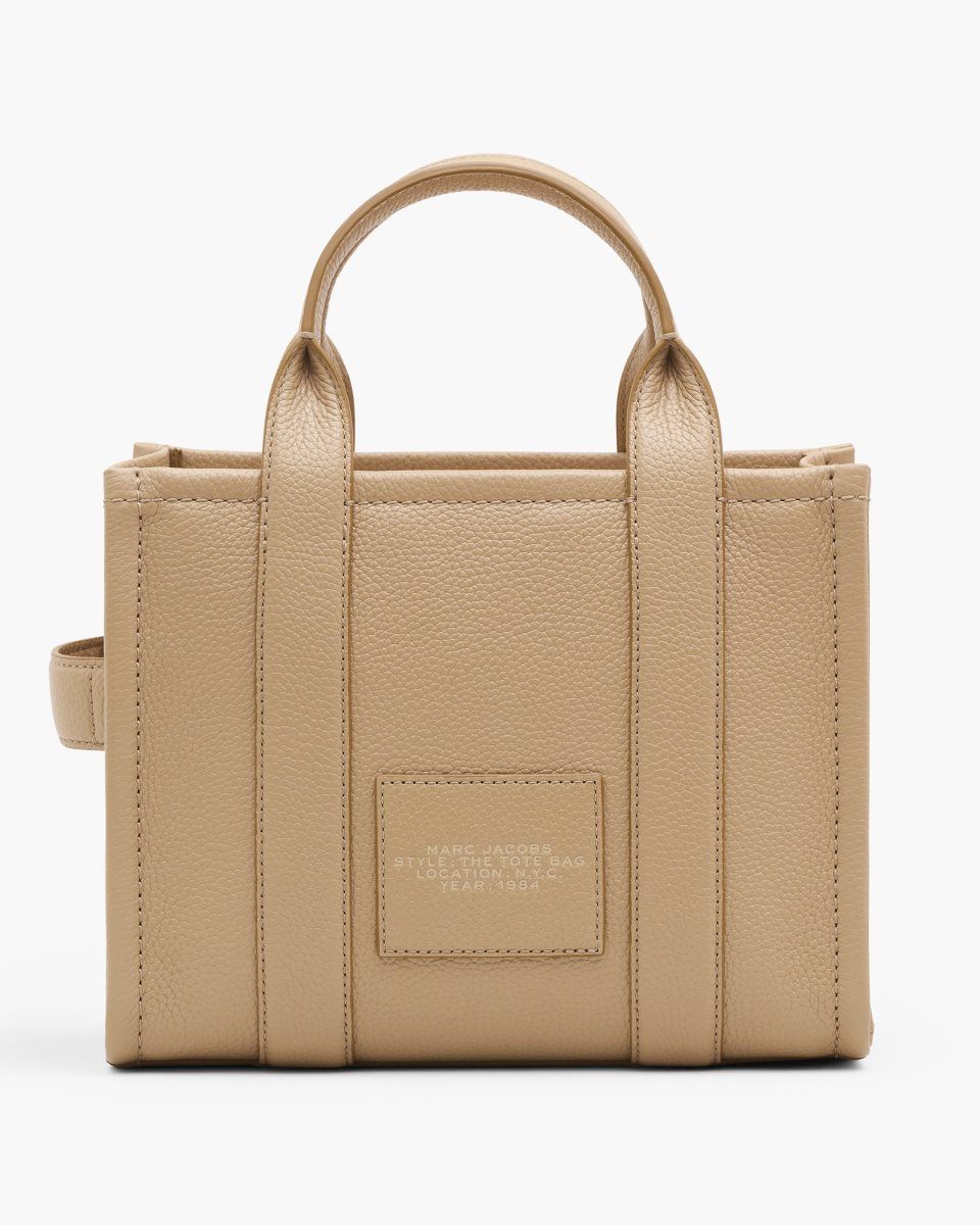 Brown Marc Jacobs The Leather Small Tote Bag | 018354-ZVG