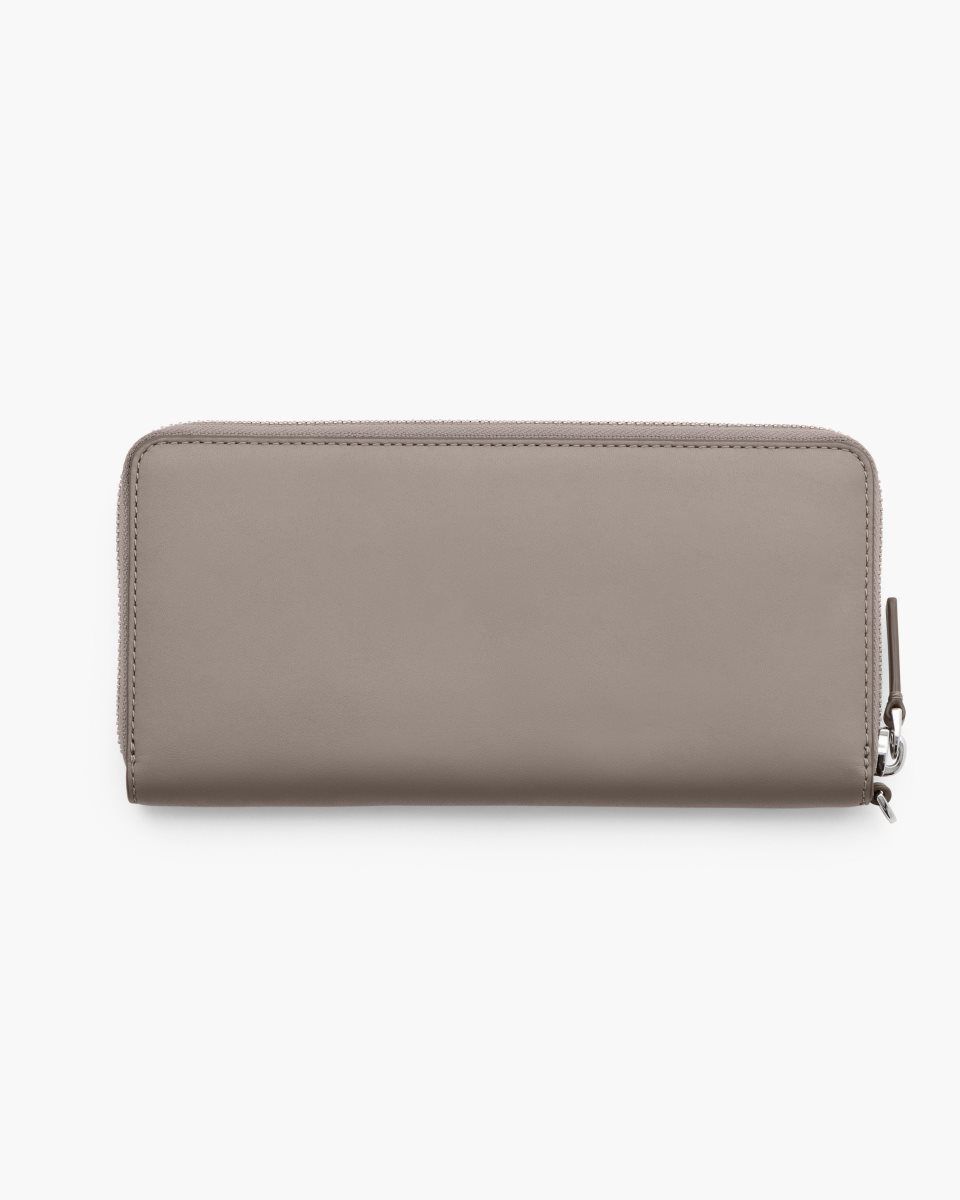 Cement Marc Jacobs The Covered J Marc Continental Wallet | 612903-KMA