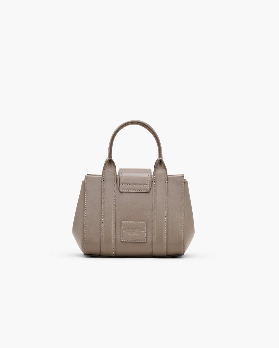 Cement Marc Jacobs The Turnlock Crossbody Tote Bag | 894120-MNE