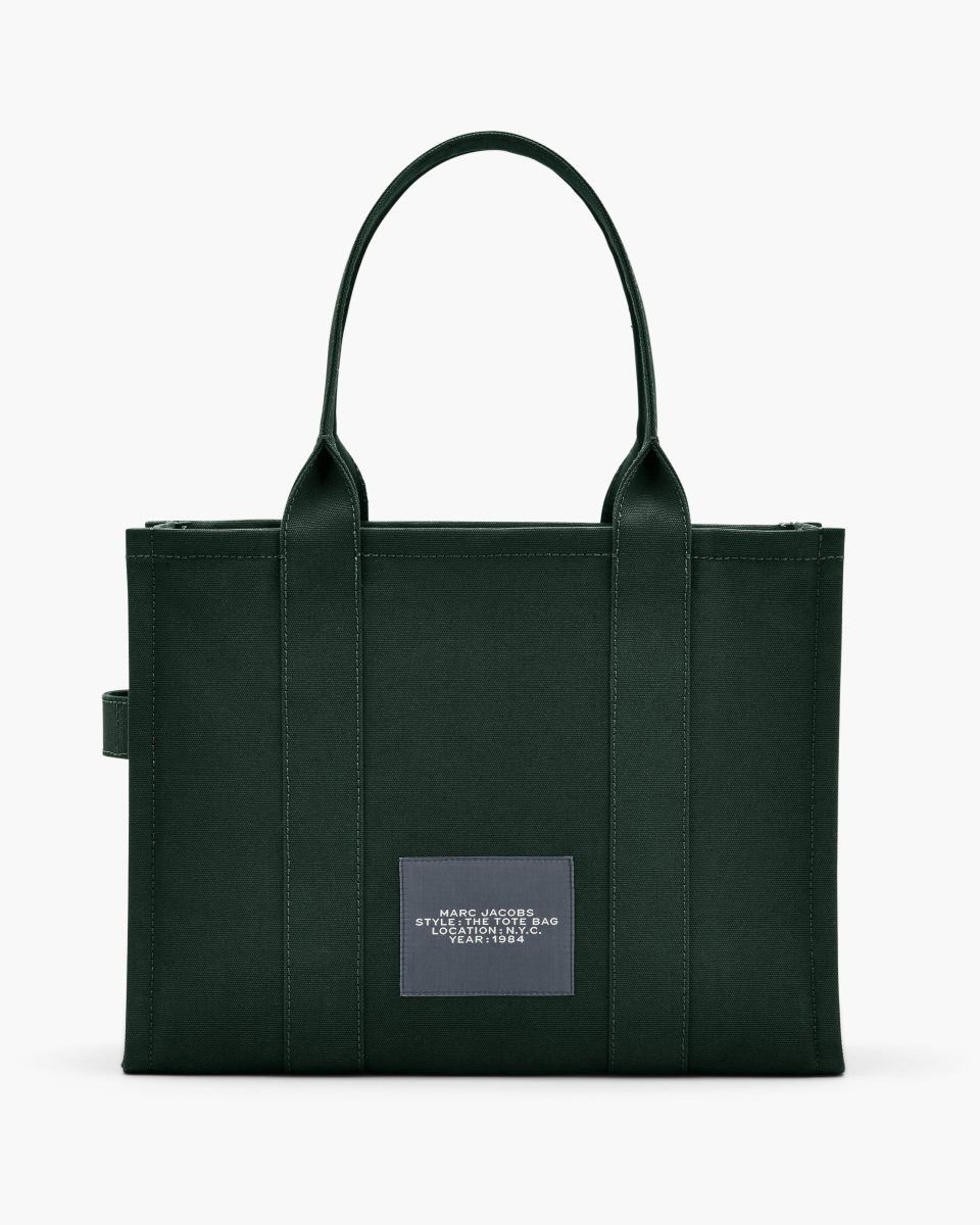 Dark Green Marc Jacobs The Canvas Large Tote Bag | 018392-PDW