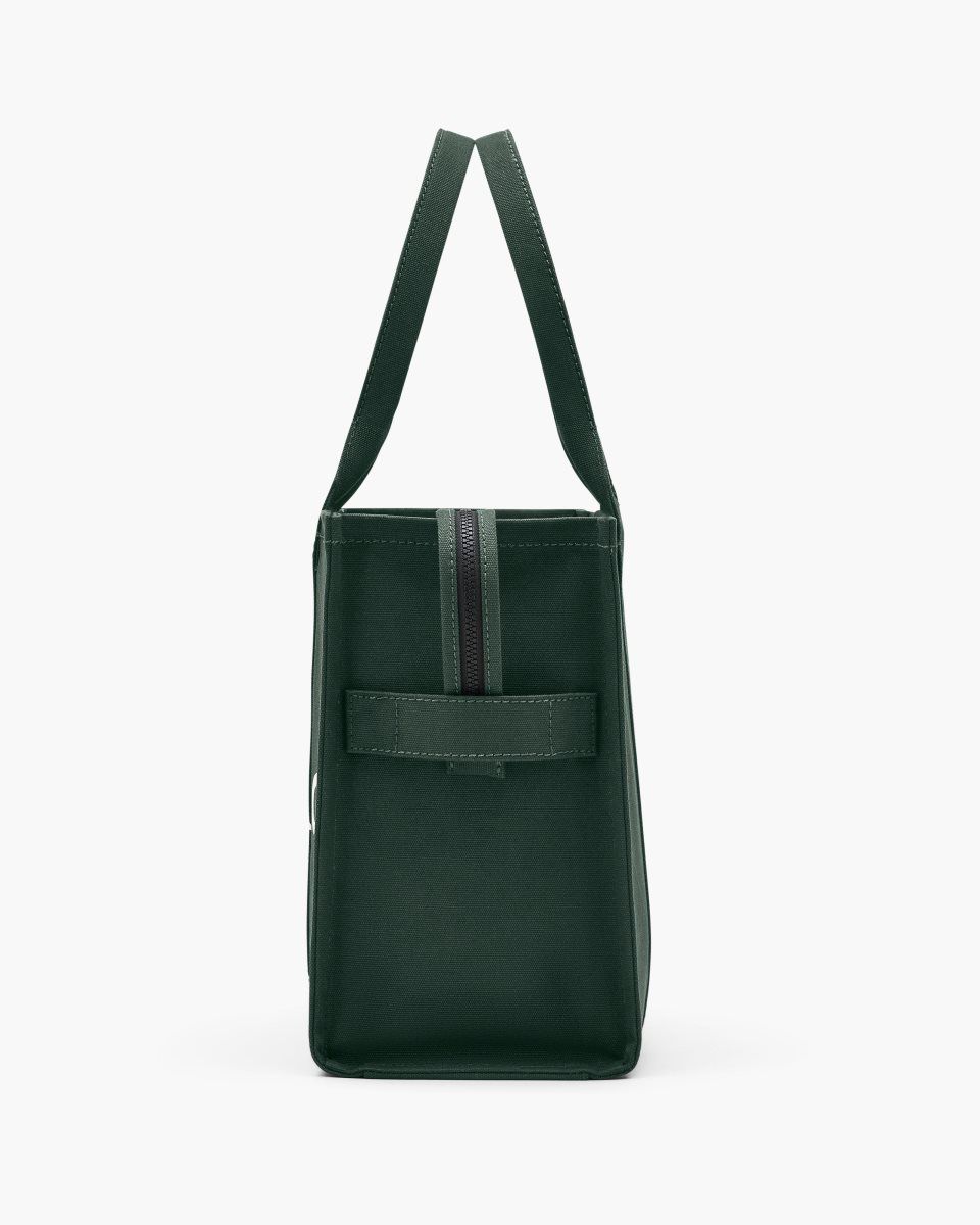 Dark Green Marc Jacobs The Canvas Large Tote Bag | 018392-PDW