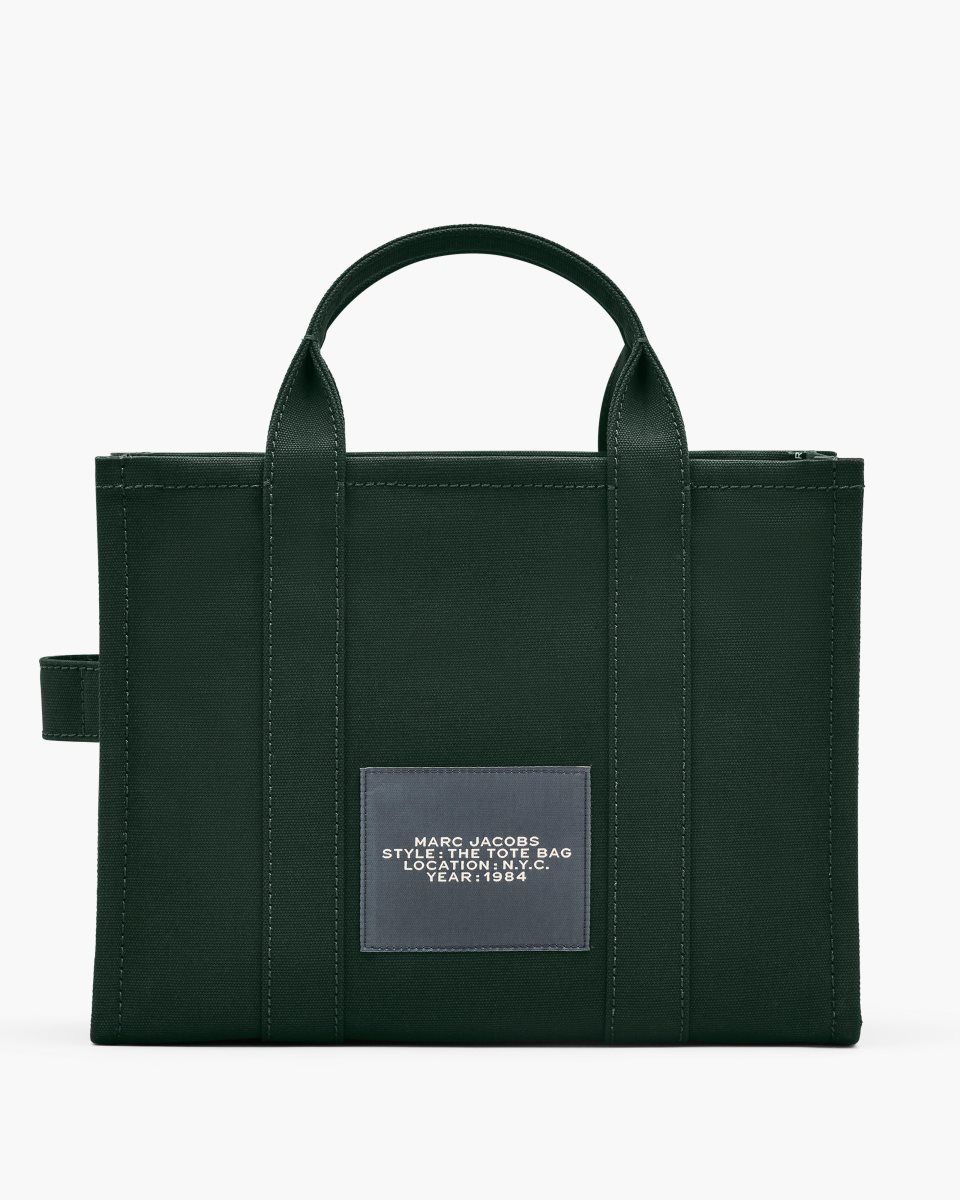 Dark Green Marc Jacobs The Canvas Medium Tote Bag | 430251-OYE