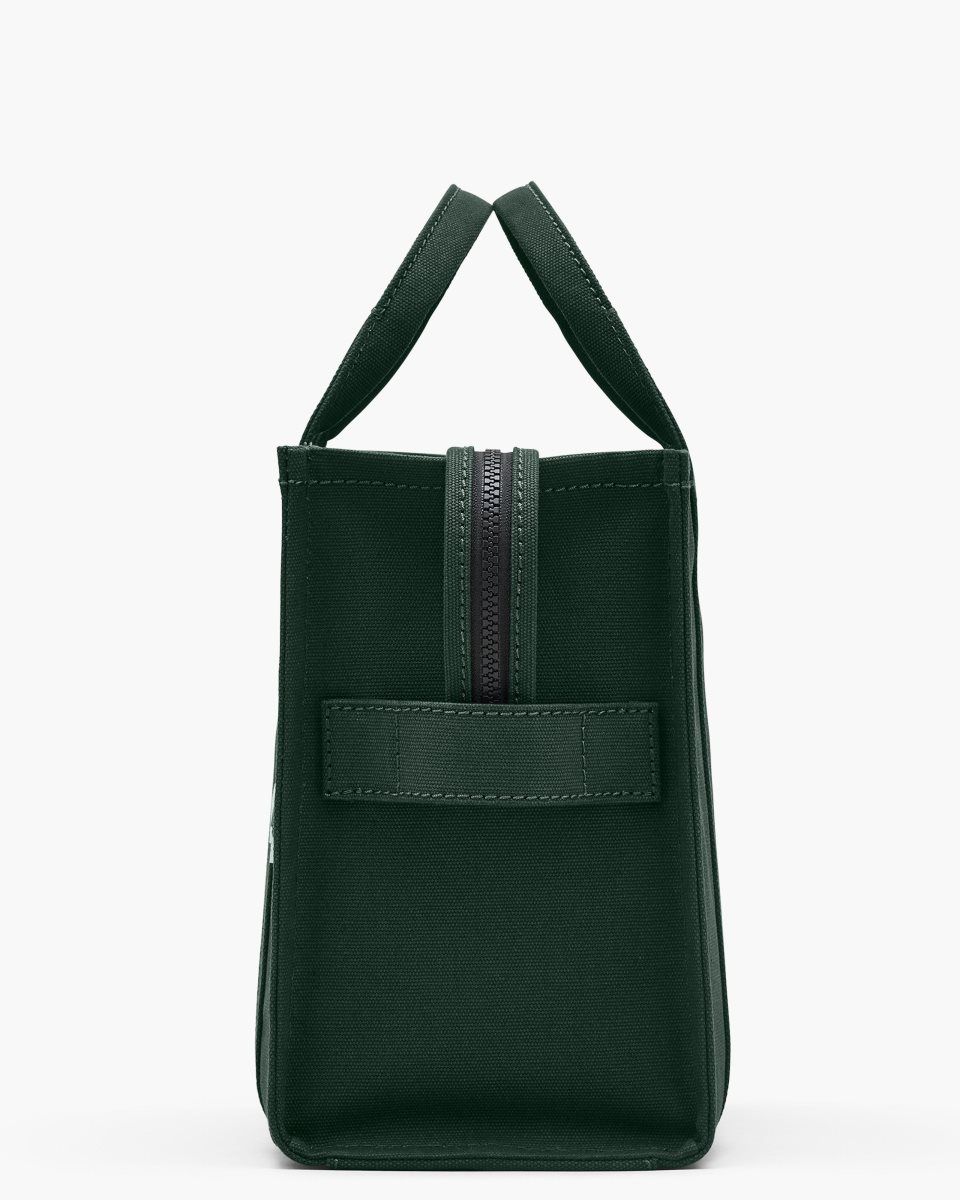 Dark Green Marc Jacobs The Canvas Medium Tote Bag | 430251-OYE