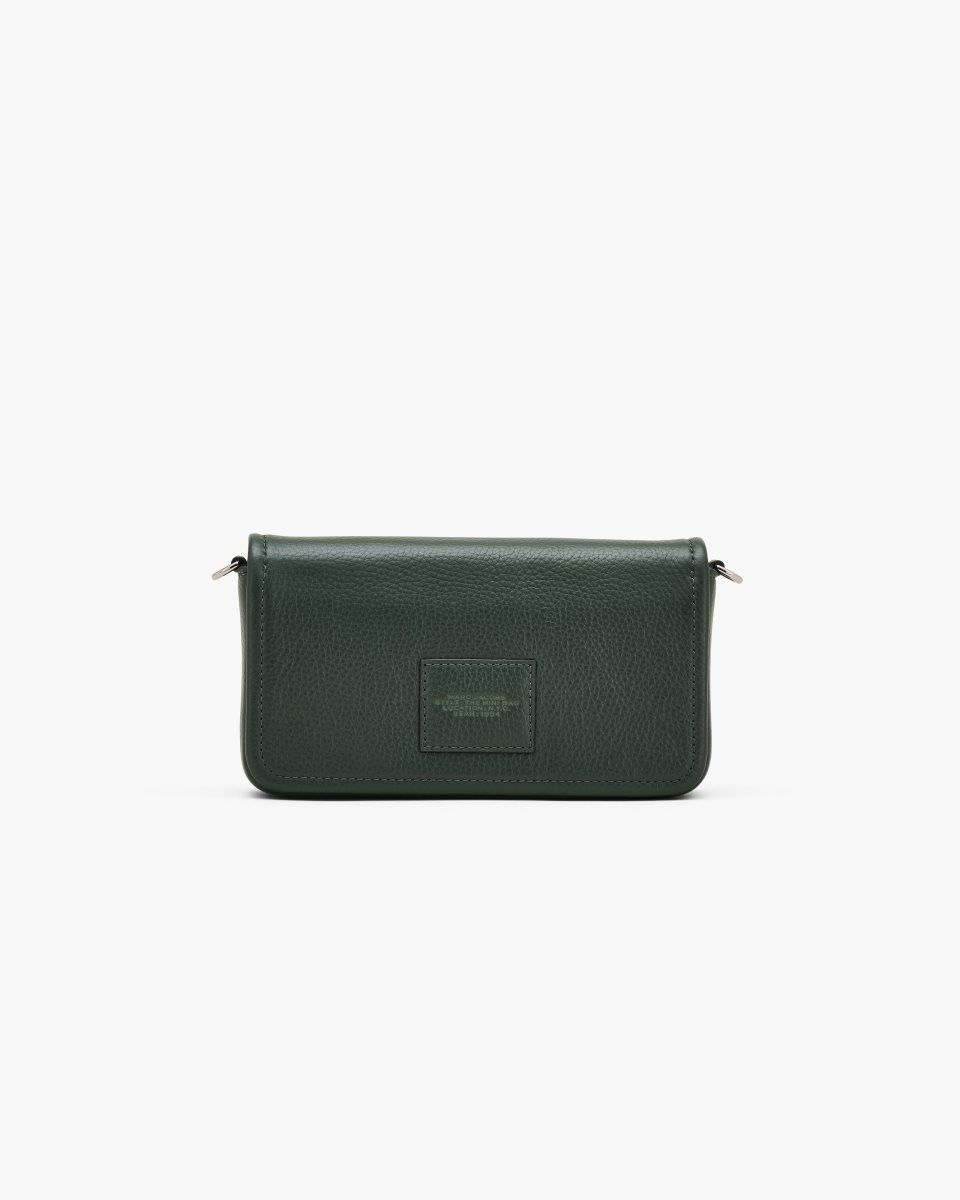 Dark Green Marc Jacobs The Leather Mini Bag | 091864-JEO