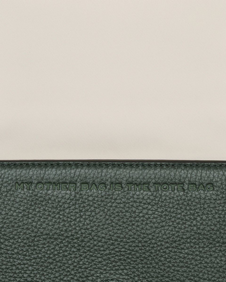 Dark Green Marc Jacobs The Leather Mini Bag | 091864-JEO