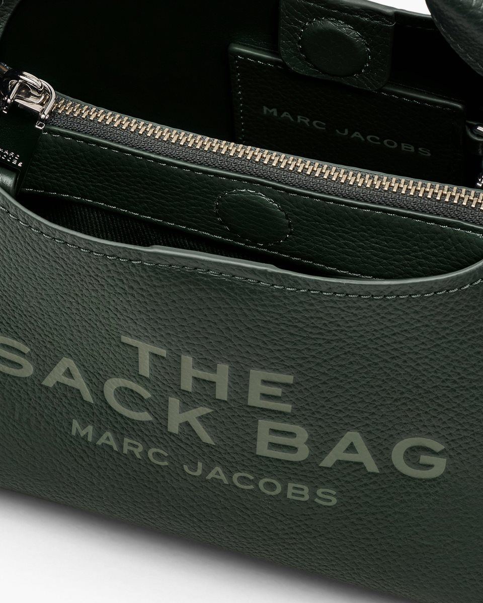 Dark Green Marc Jacobs The Mini Sack Bag | 412936-HFN