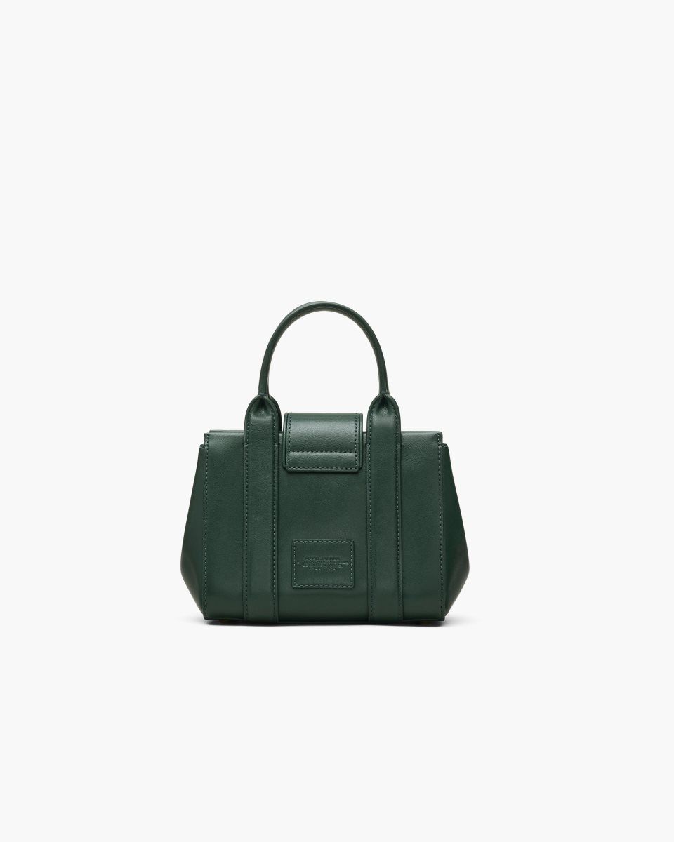 Dark Green Marc Jacobs The Turnlock Crossbody Tote Bag | 413826-GZT