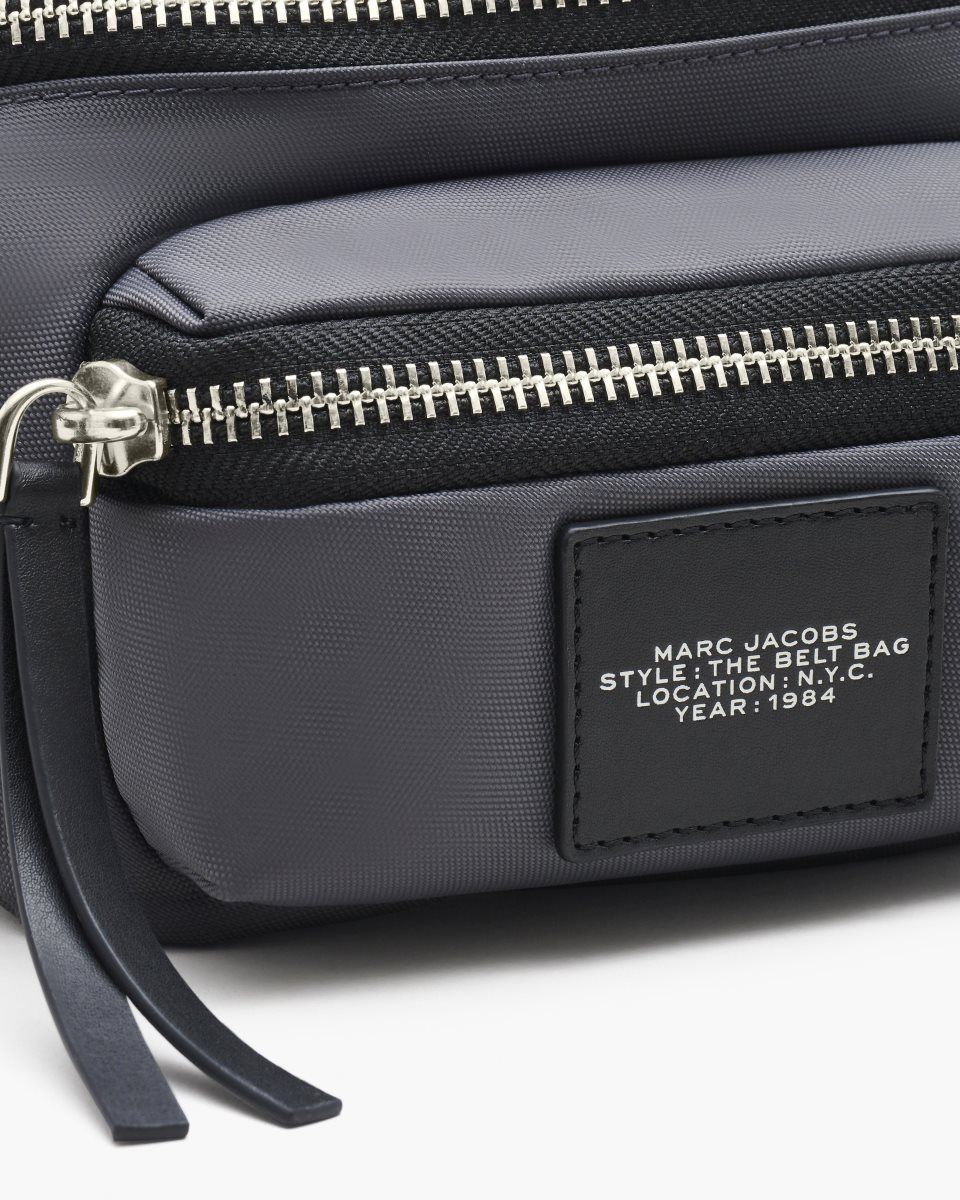 Dark Grey Marc Jacobs The Biker Nylon Belt Bag | 159830-MPW