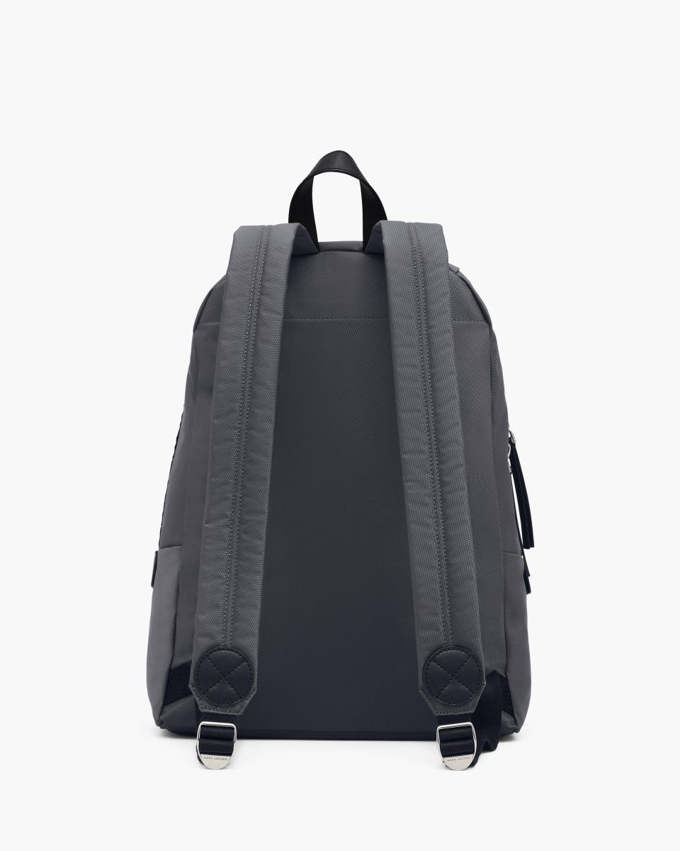 Dark Grey Marc Jacobs The Biker Nylon Large Backpack | 145873-ZVC