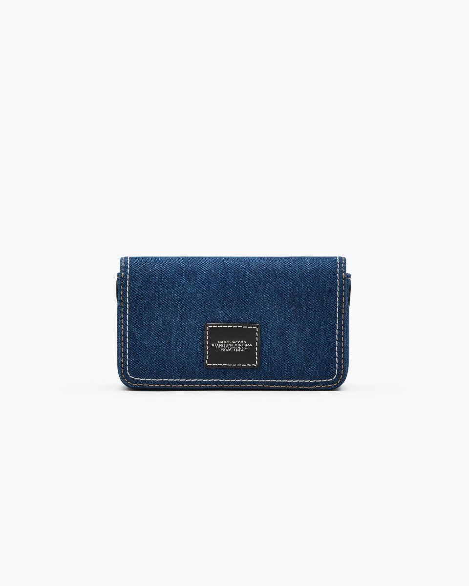 Dark Wash Marc Jacobs The Denim Chain Mini Bag | 692741-TPV