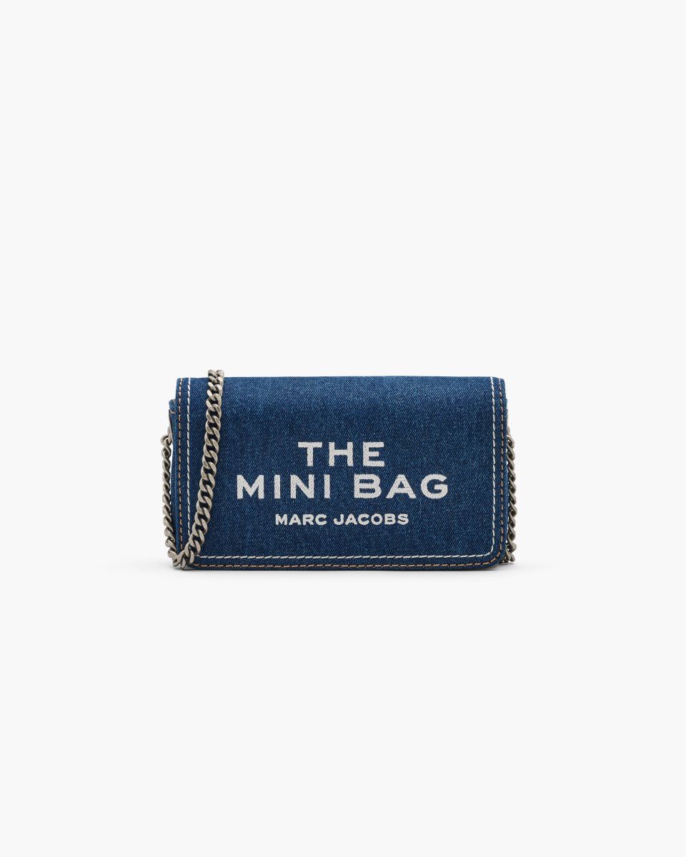 Dark Wash Marc Jacobs The Denim Chain Mini Bag | 692741-TPV