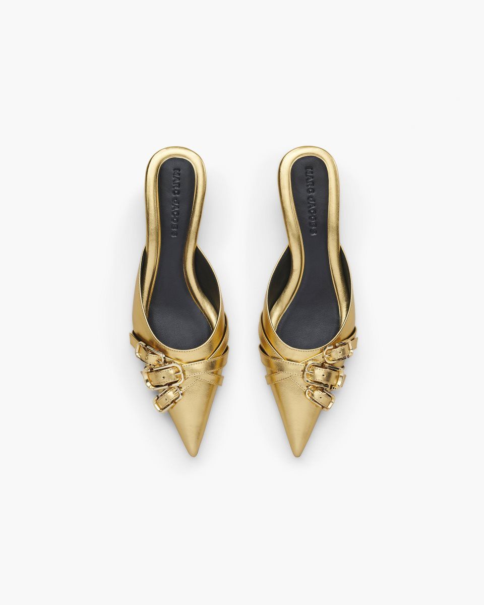 Gold Marc Jacobs The Emma Kitten Heel | 689407-NVR