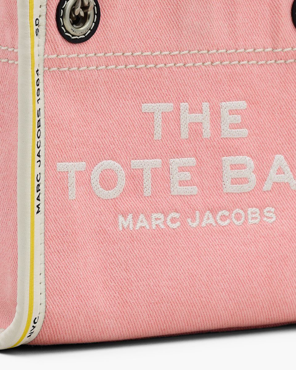 Pink Marc Jacobs The Denim Chain Crossbody Tote Bag | 182754-RJC