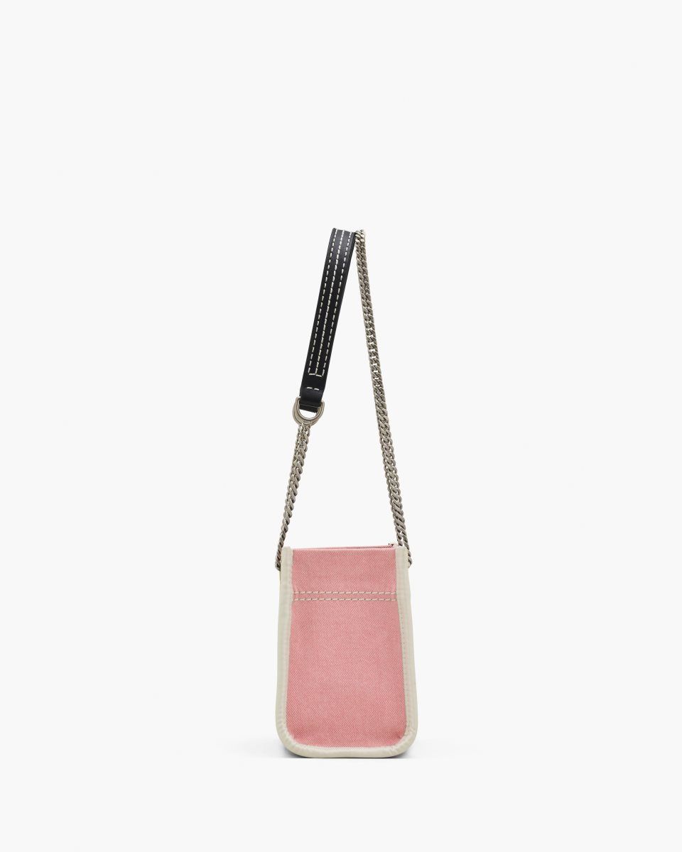 Pink Marc Jacobs The Denim Chain Crossbody Tote Bag | 182754-RJC