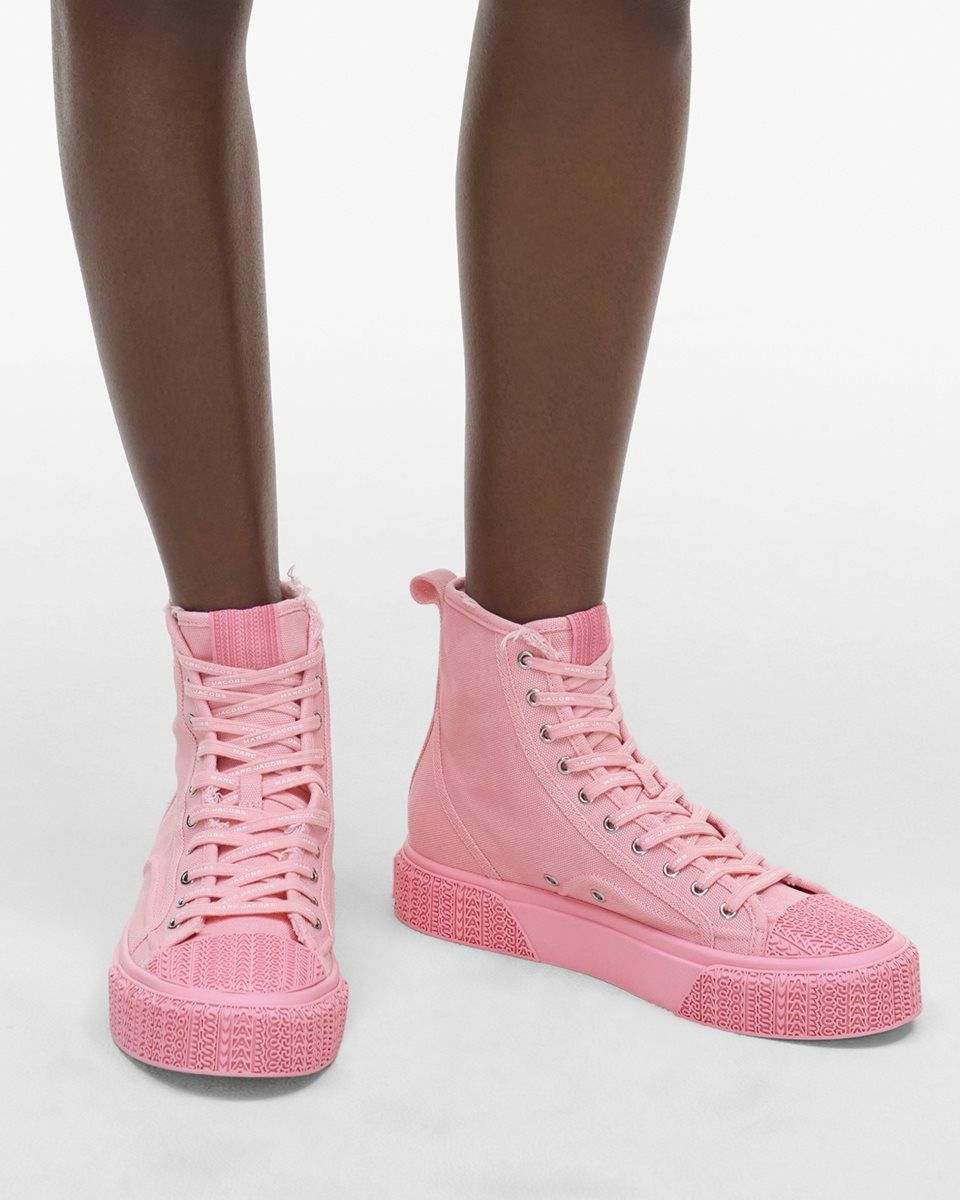 Pink Marc Jacobs The High Top Sneaker | 790263-TKQ