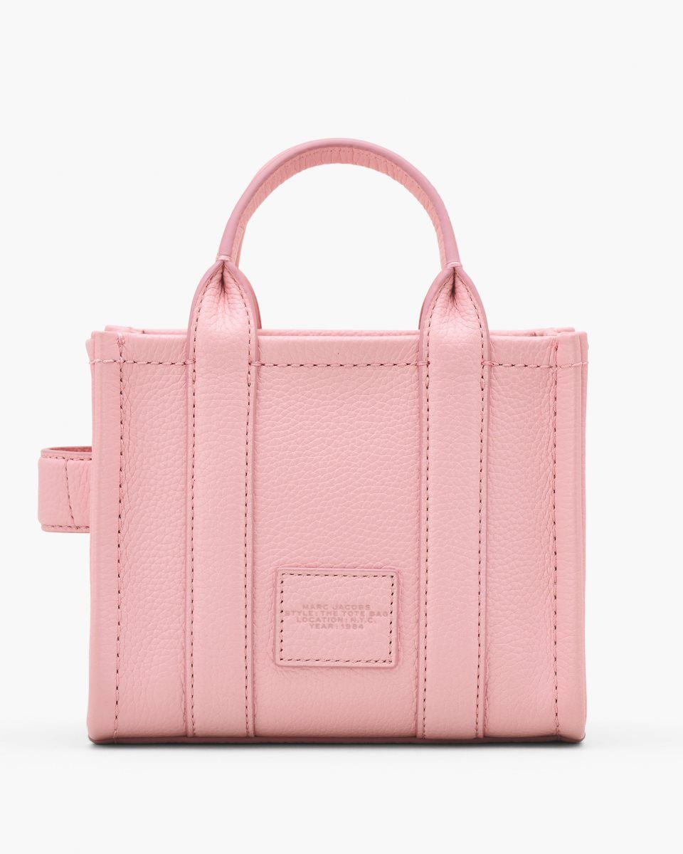 Pink Marc Jacobs The Leather Crossbody Tote Bag | 067853-PCB