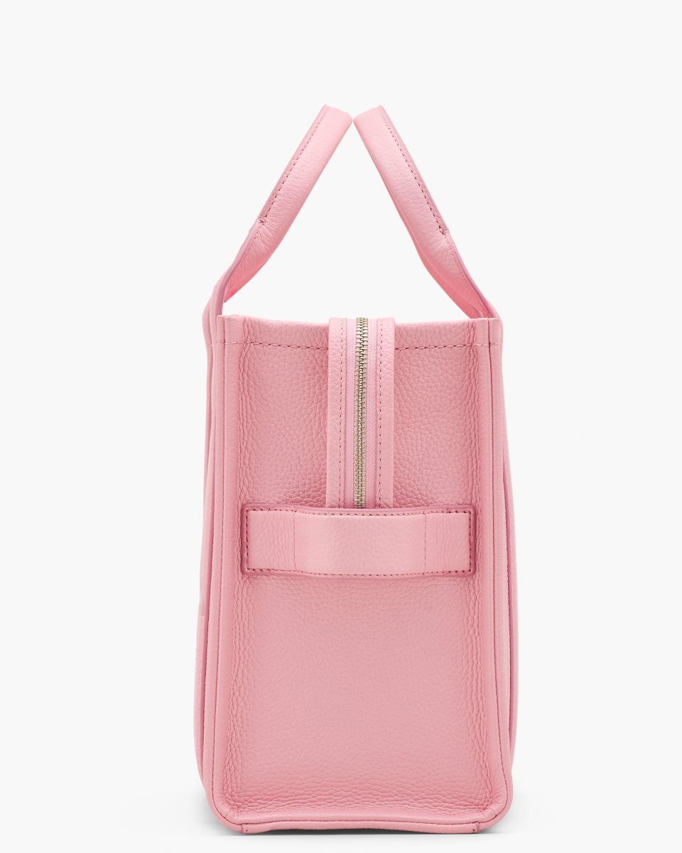 Pink Marc Jacobs The Leather Medium Tote Bag | 807415-JIR