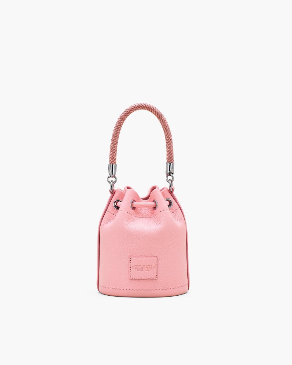 Pink Marc Jacobs The Leather Mini Bucket Bag | 509348-EPR