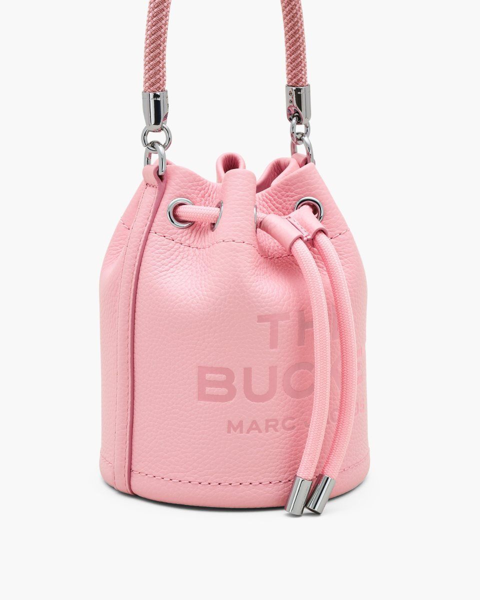 Pink Marc Jacobs The Leather Mini Bucket Bag | 509348-EPR