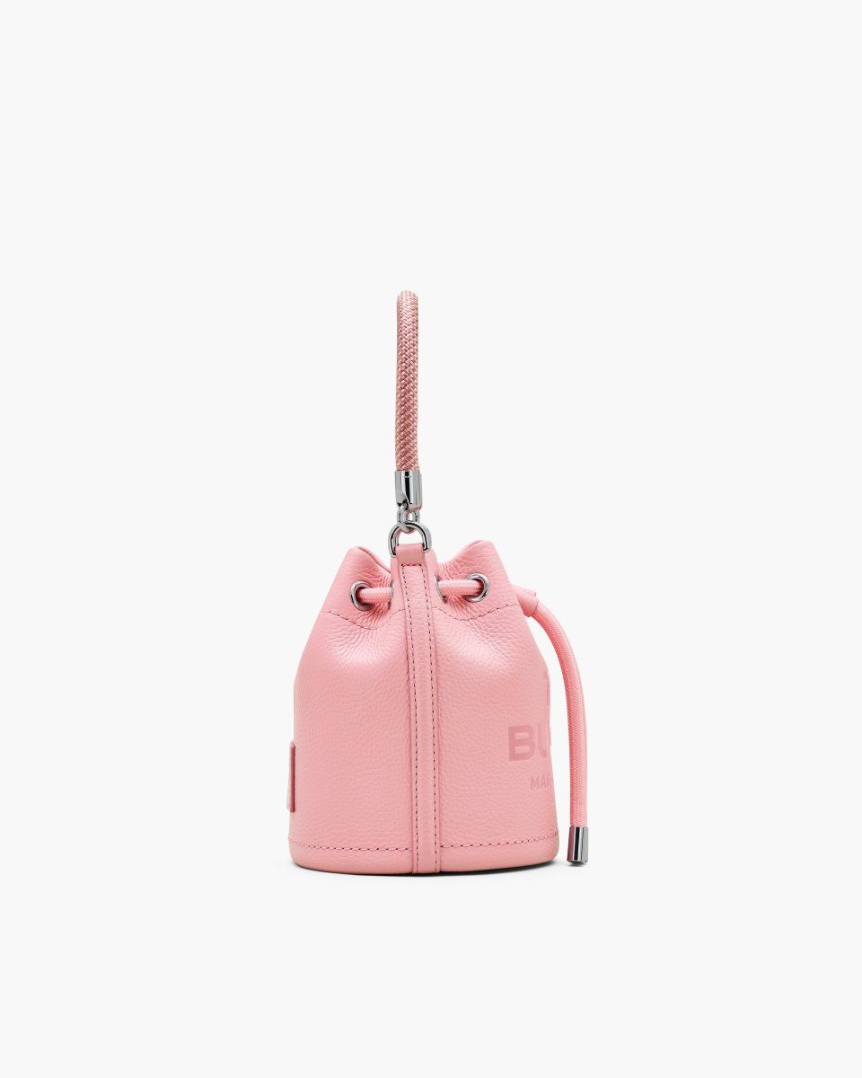 Pink Marc Jacobs The Leather Mini Bucket Bag | 509348-EPR