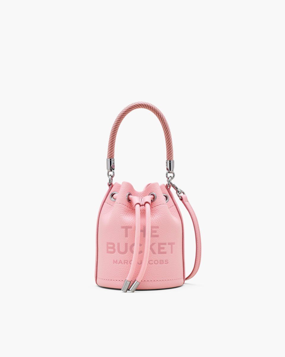 Pink Marc Jacobs The Leather Mini Bucket Bag | 509348-EPR