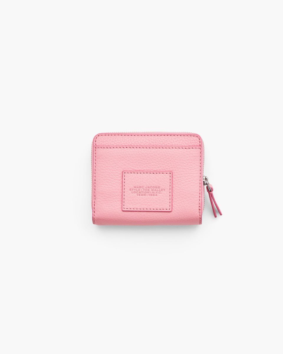 Pink Marc Jacobs The Leather Mini Compact Wallet | 618037-MZW