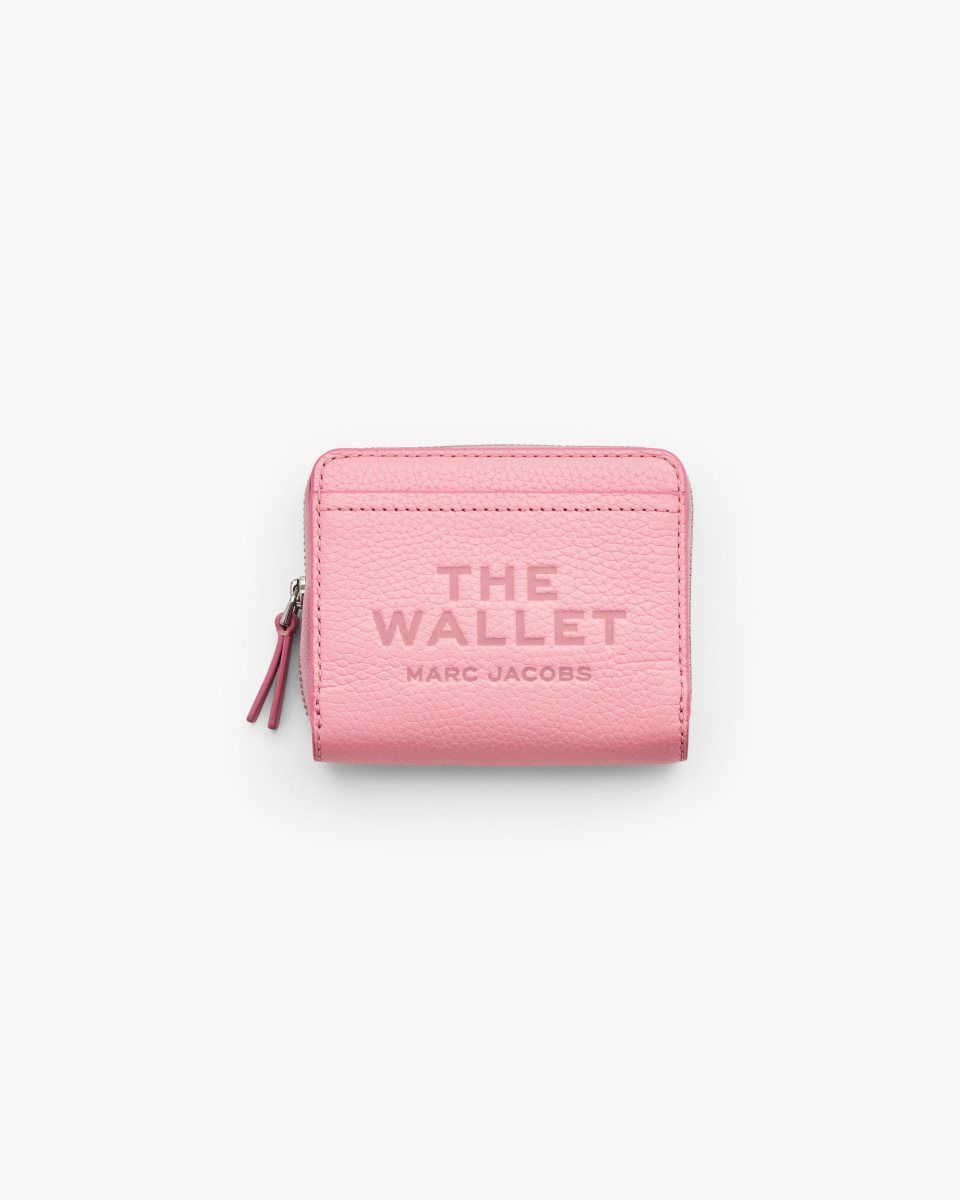 Pink Marc Jacobs The Leather Mini Compact Wallet | 618037-MZW