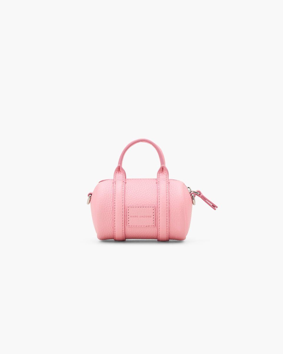 Pink Marc Jacobs The Leather Nano Duffle Crossbody | 286301-KXU