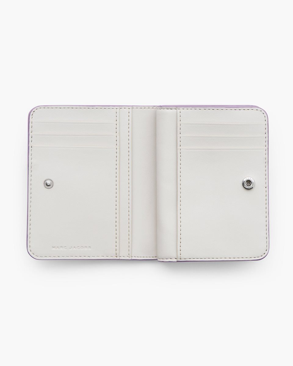 Purple Marc Jacobs The Covered J Marc Mini Compact Wallet | 743086-JVD