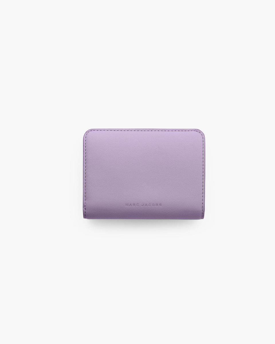 Purple Marc Jacobs The Covered J Marc Mini Compact Wallet | 743086-JVD