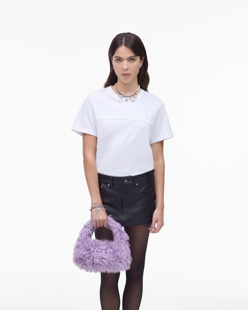 Purple Marc Jacobs The Faux Fur Mini Sack Bag | 751364-TYH