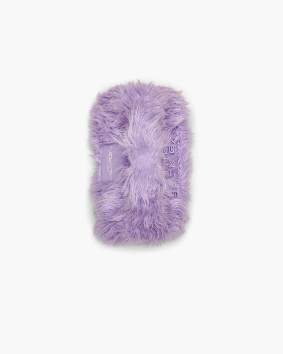 Purple Marc Jacobs The Faux Fur Mini Sack Bag | 751364-TYH