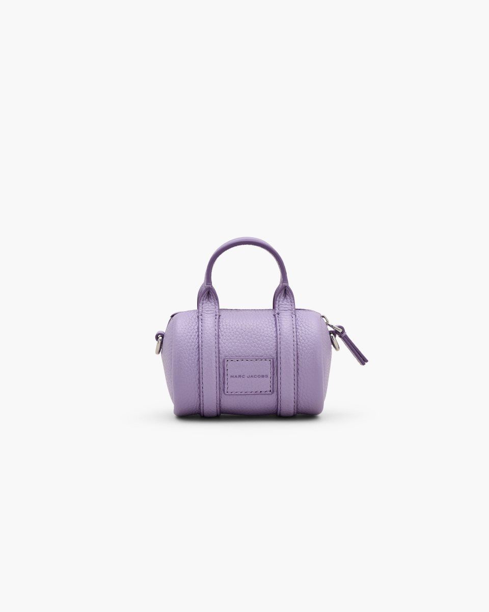 Purple Marc Jacobs The Leather Nano Duffle Crossbody | 207935-OKS