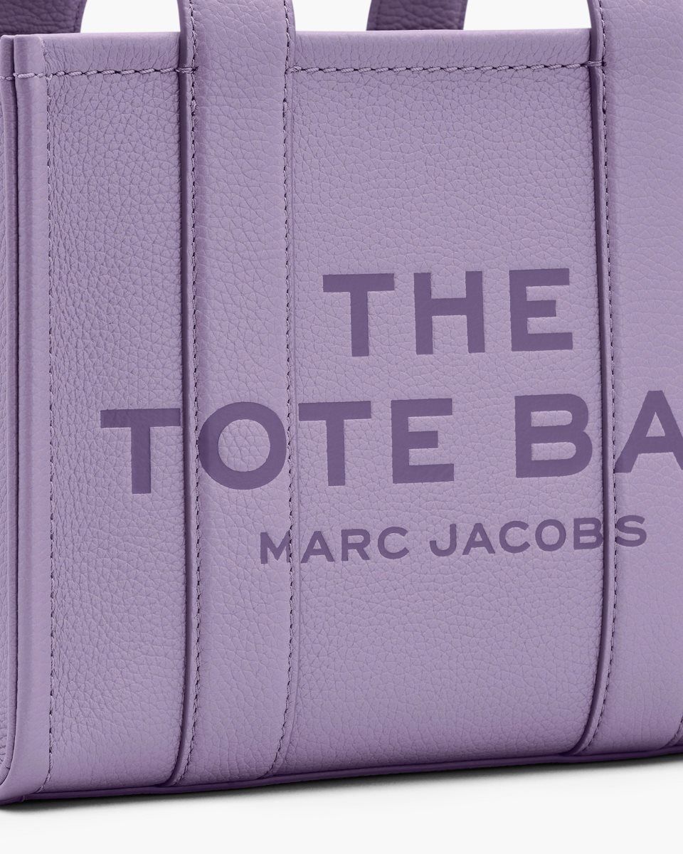 Purple Marc Jacobs The Leather Small Tote Bag | 268370-HXG