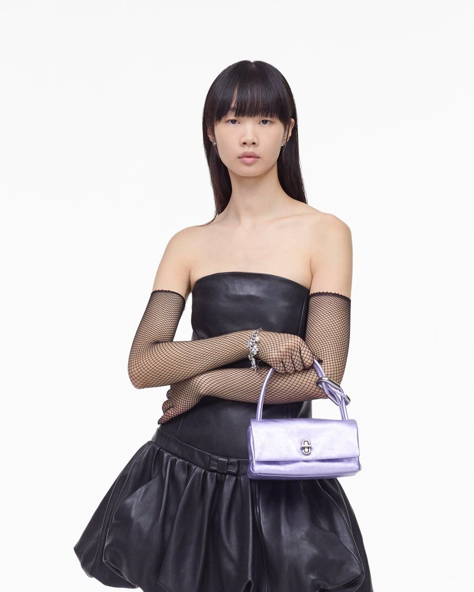 Purple Marc Jacobs The Metallic Mini Dual Bag | 863972-IZL