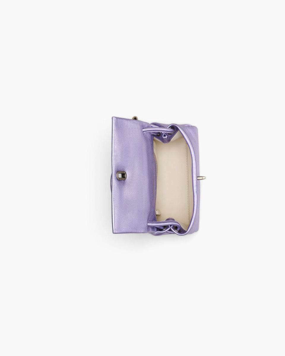 Purple Marc Jacobs The Metallic Mini Dual Bag | 863972-IZL