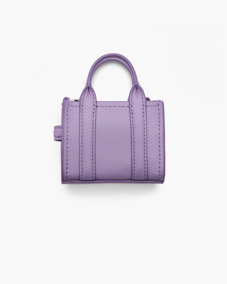 Purple Marc Jacobs The Nano Tote Bag Charm | 356912-XBD