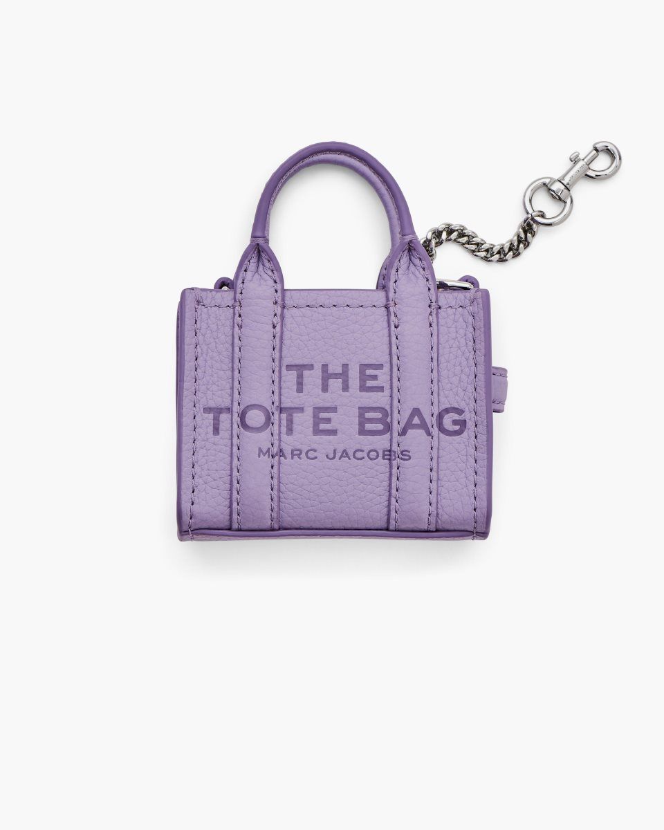 Purple Marc Jacobs The Nano Tote Bag Charm | 356912-XBD