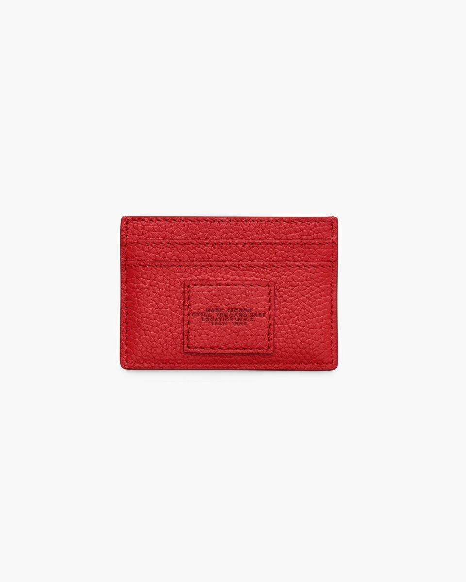 Red Marc Jacobs The Leather Card Case | 415938-HJQ