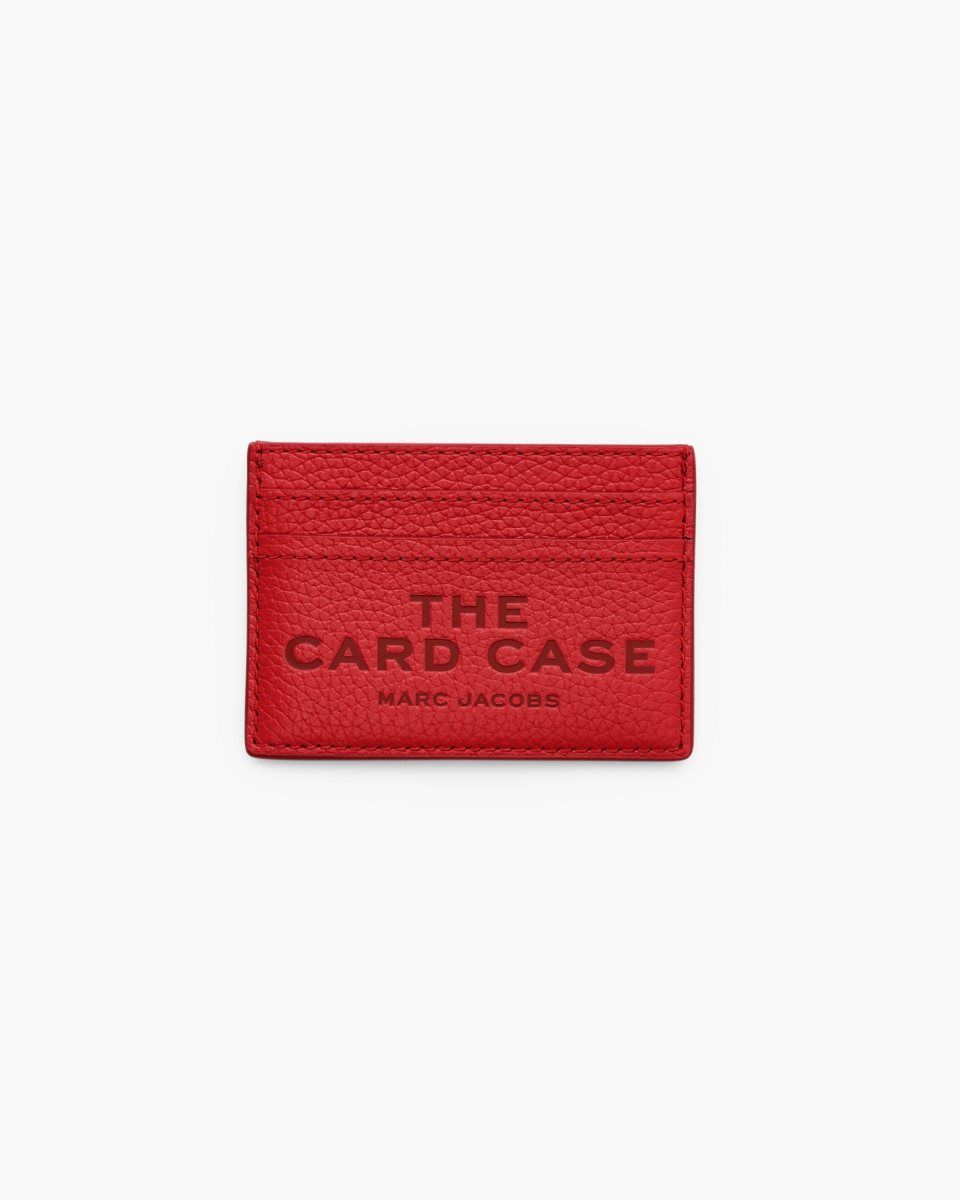 Red Marc Jacobs The Leather Card Case | 415938-HJQ