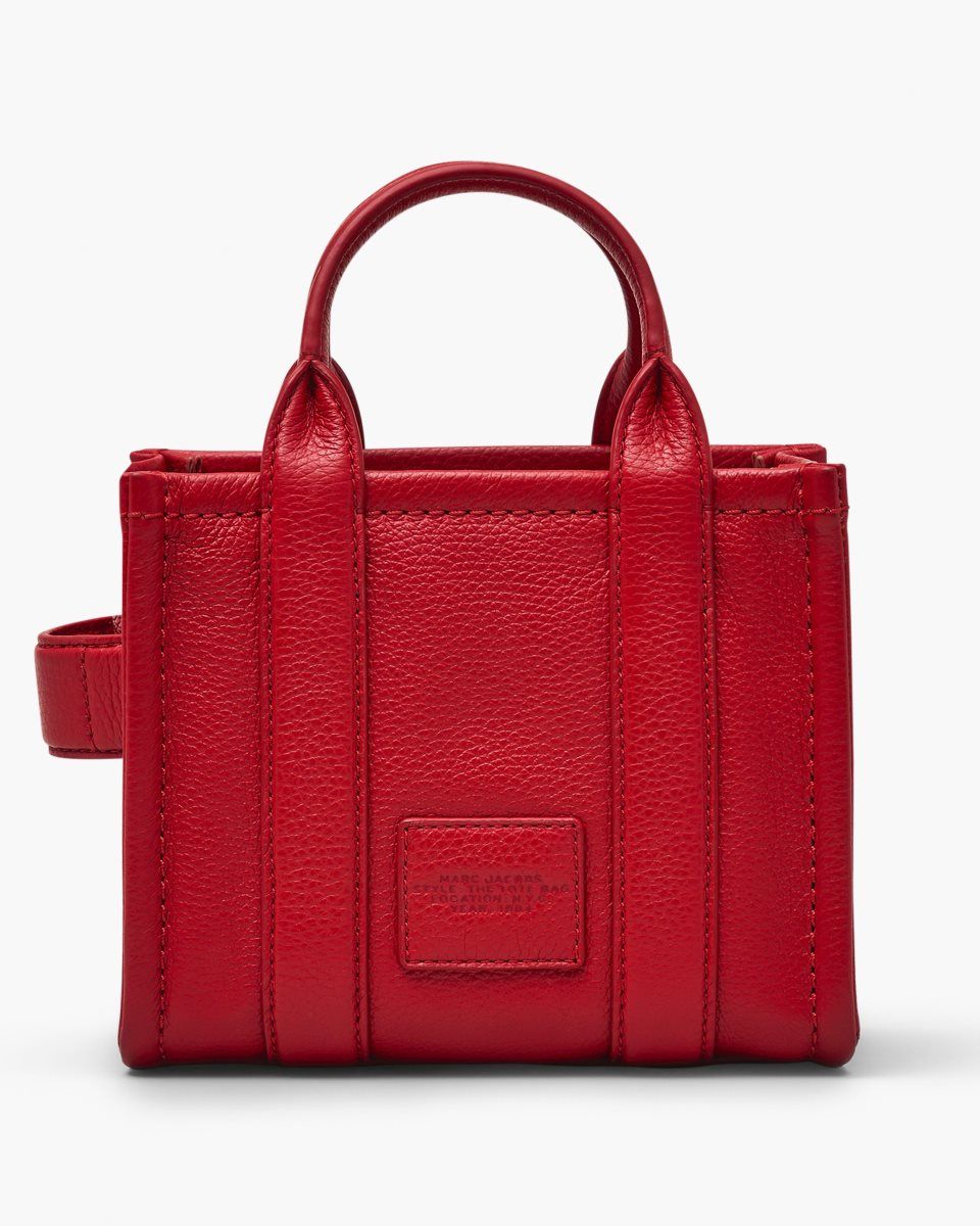 Red Marc Jacobs The Leather Crossbody Tote Bag | 342987-FSN