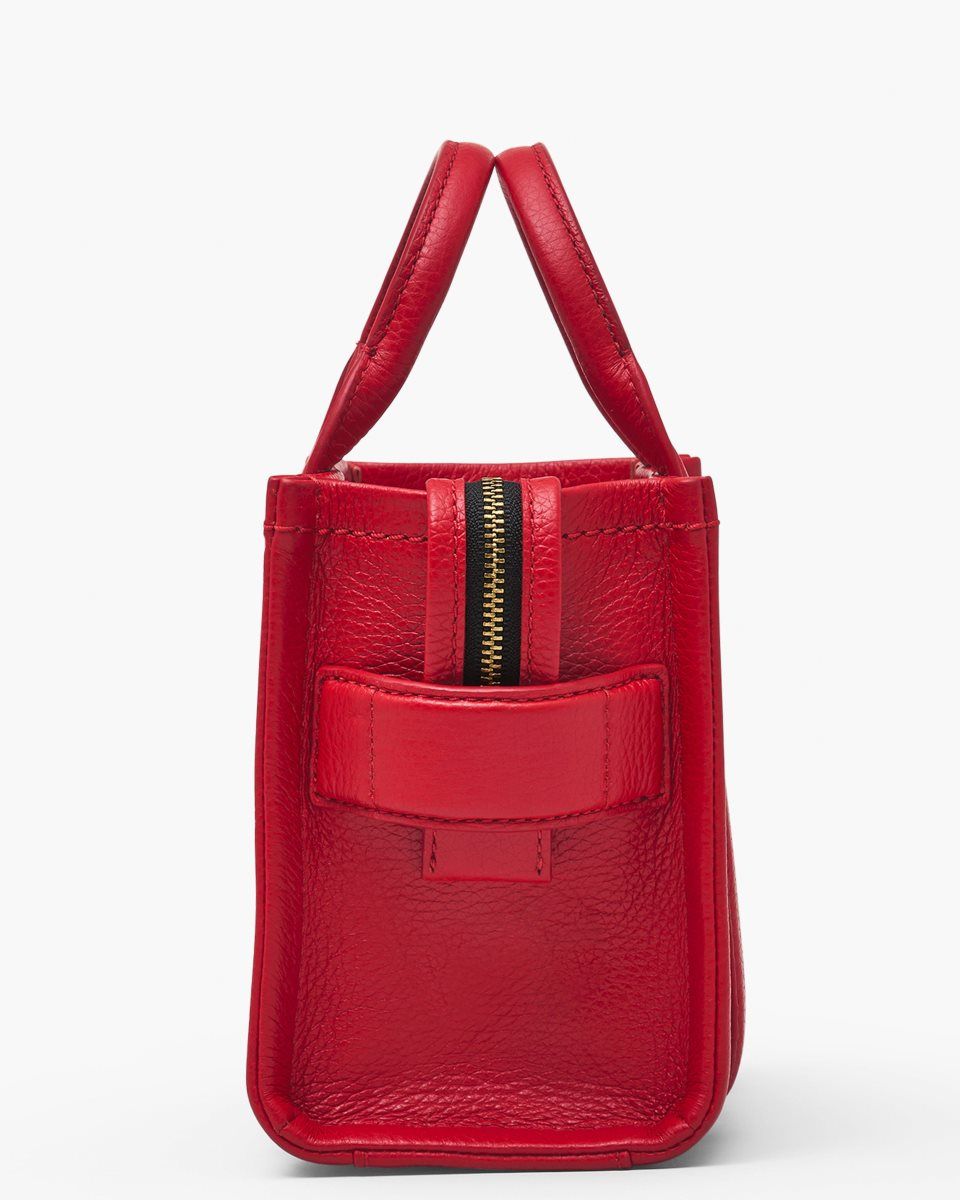 Red Marc Jacobs The Leather Crossbody Tote Bag | 342987-FSN