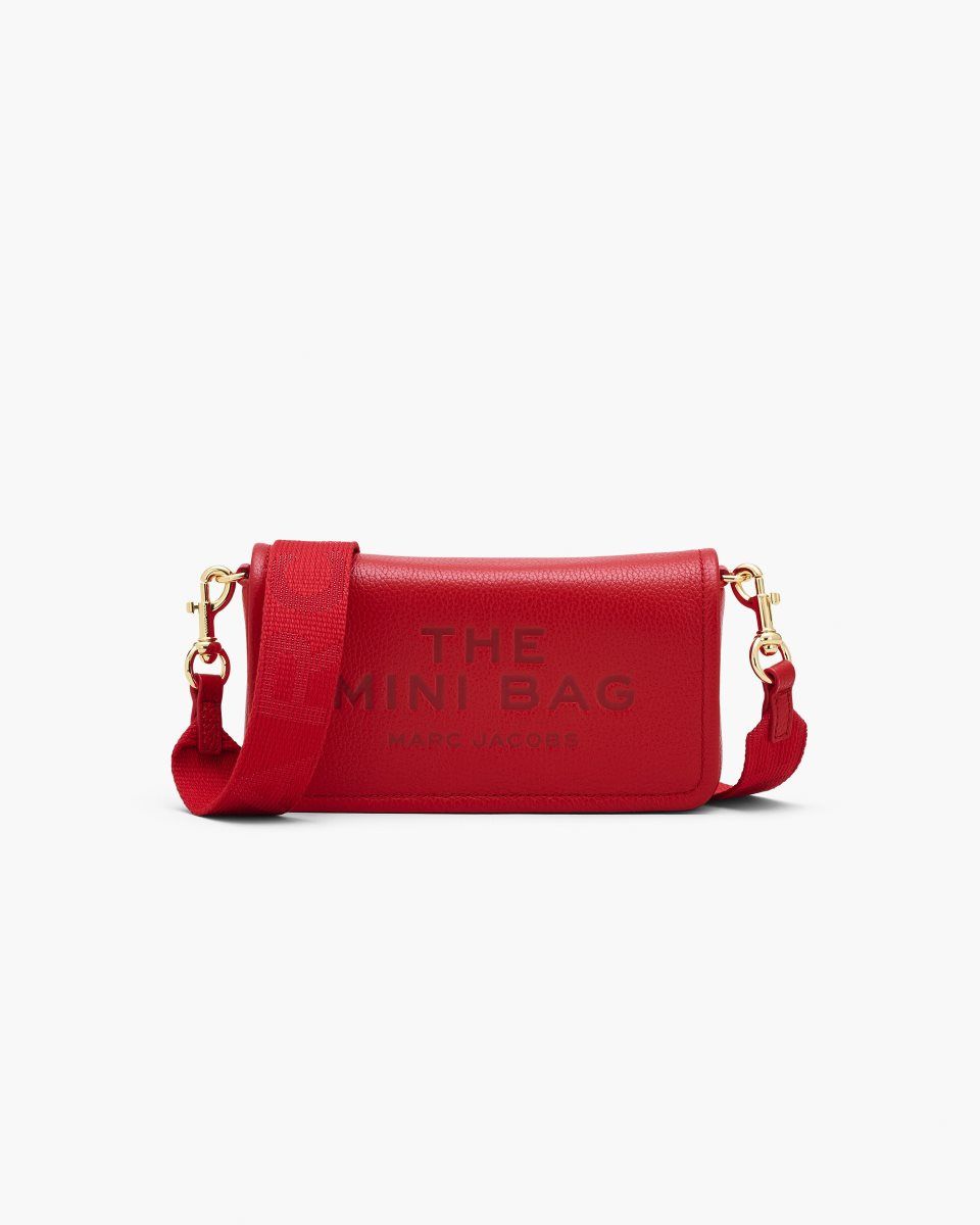 Red Marc Jacobs The Leather Mini Bag | 298031-LUQ