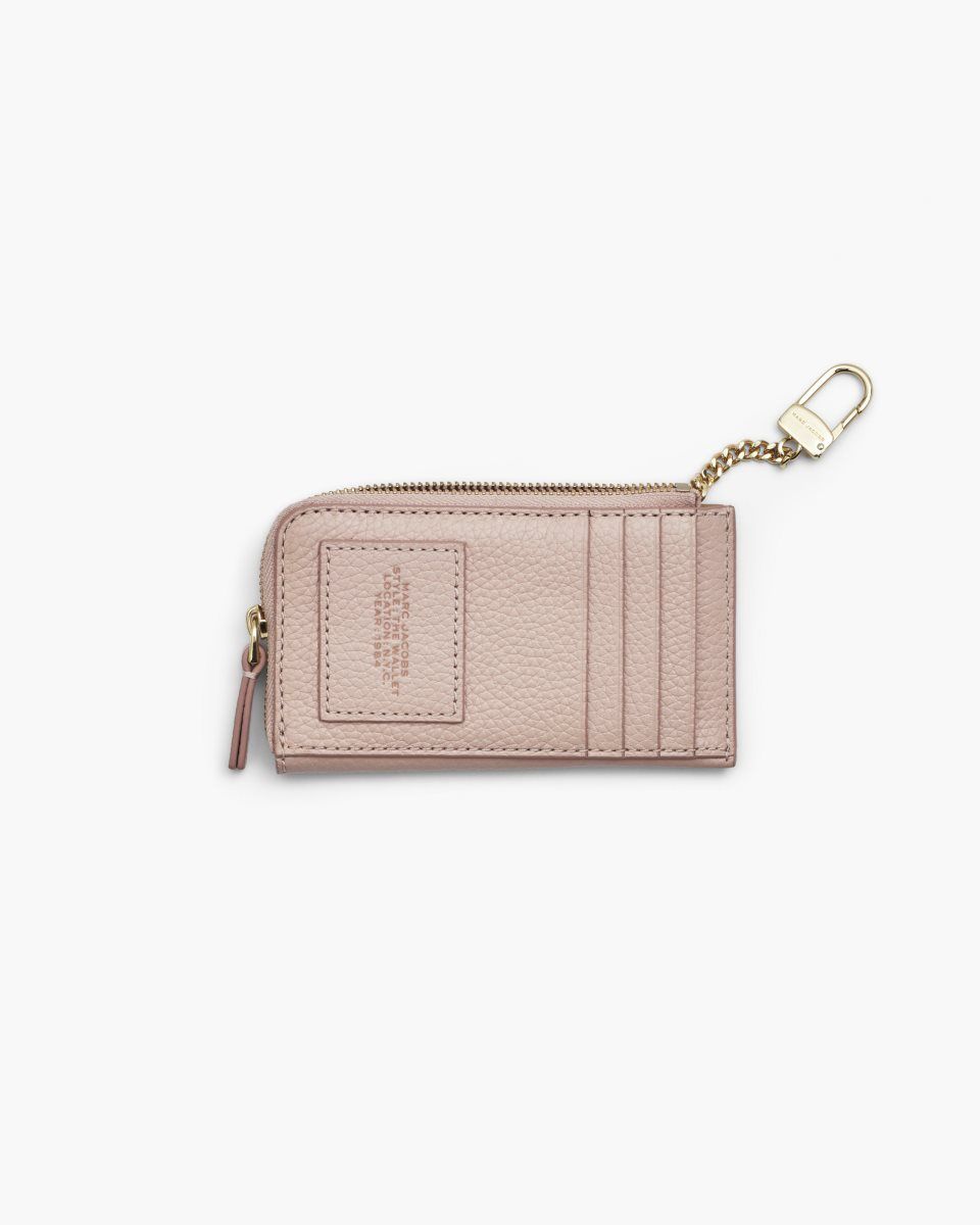 Rose Marc Jacobs The Leather Top Zip Multi Wallet | 561028-DYV