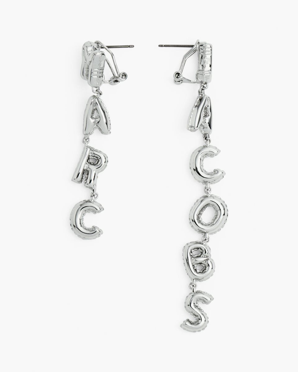 Silver Marc Jacobs The Marc Jacobs Balloon Earrings | 706234-BPS