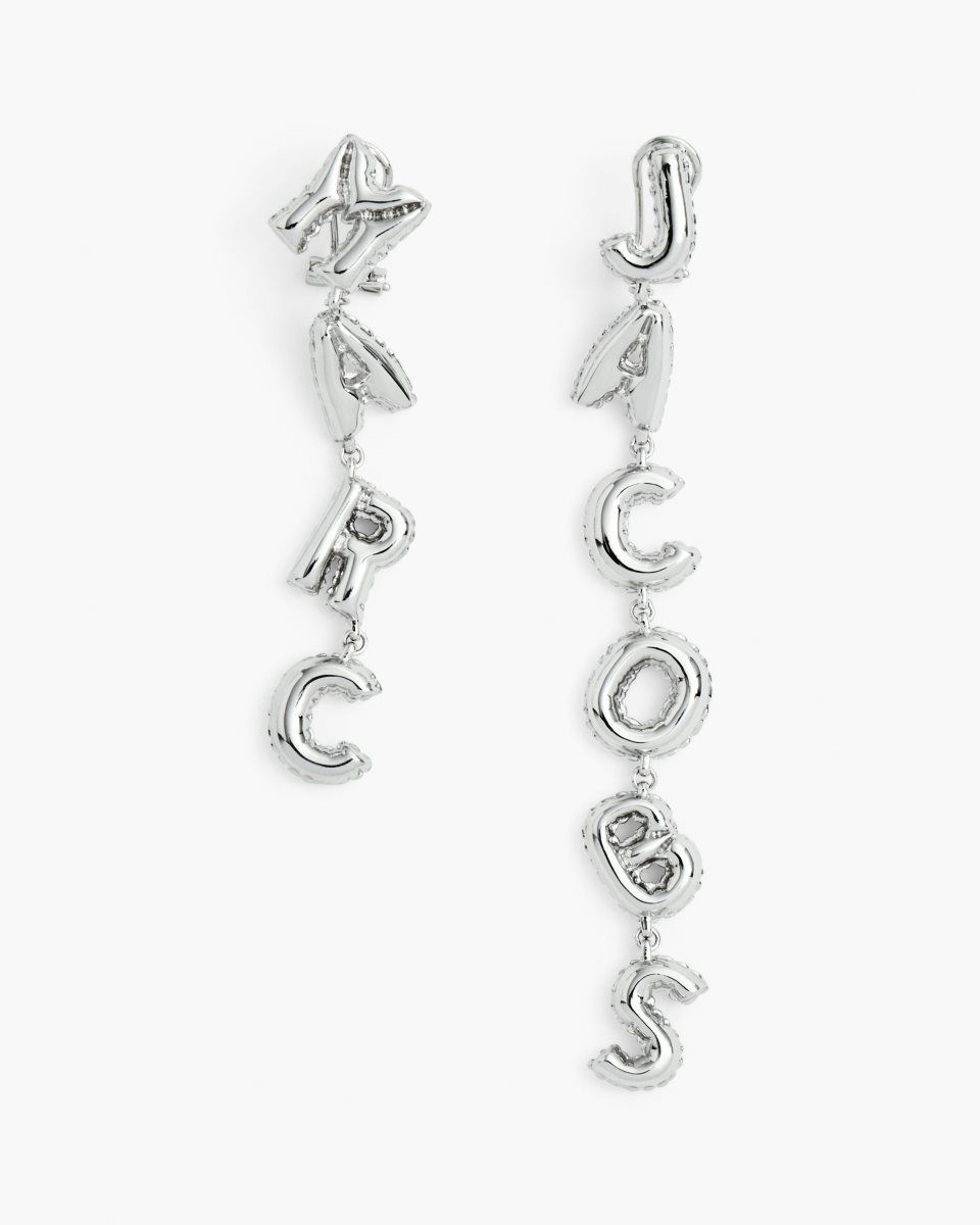 Silver Marc Jacobs The Marc Jacobs Balloon Earrings | 706234-BPS