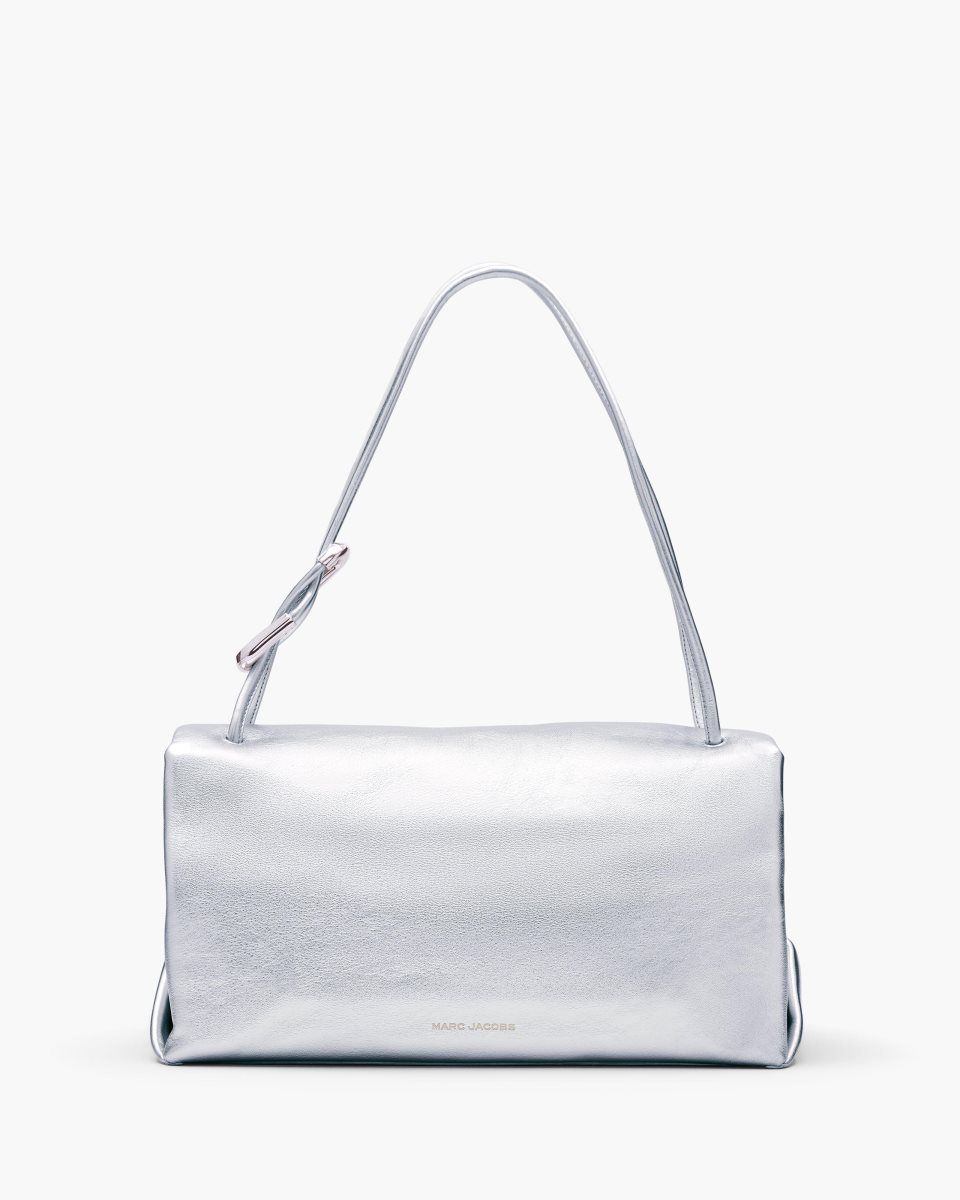 Silver Marc Jacobs The Metallic Large Dual Bag | 657132-MCZ