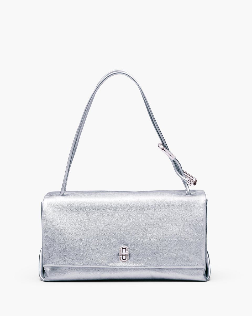 Silver Marc Jacobs The Metallic Large Dual Bag | 657132-MCZ