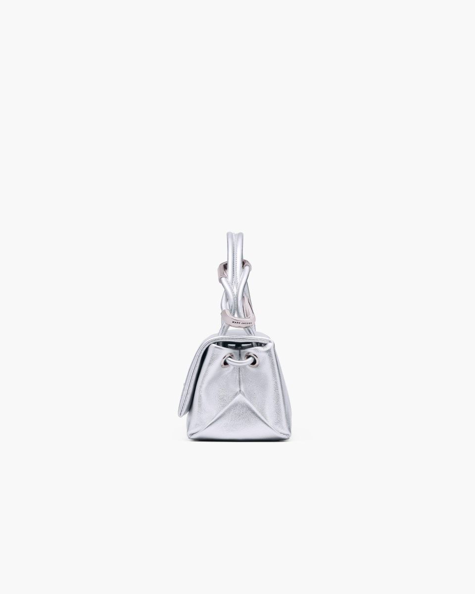 Silver Marc Jacobs The Metallic Mini Dual Bag | 158932-FPZ