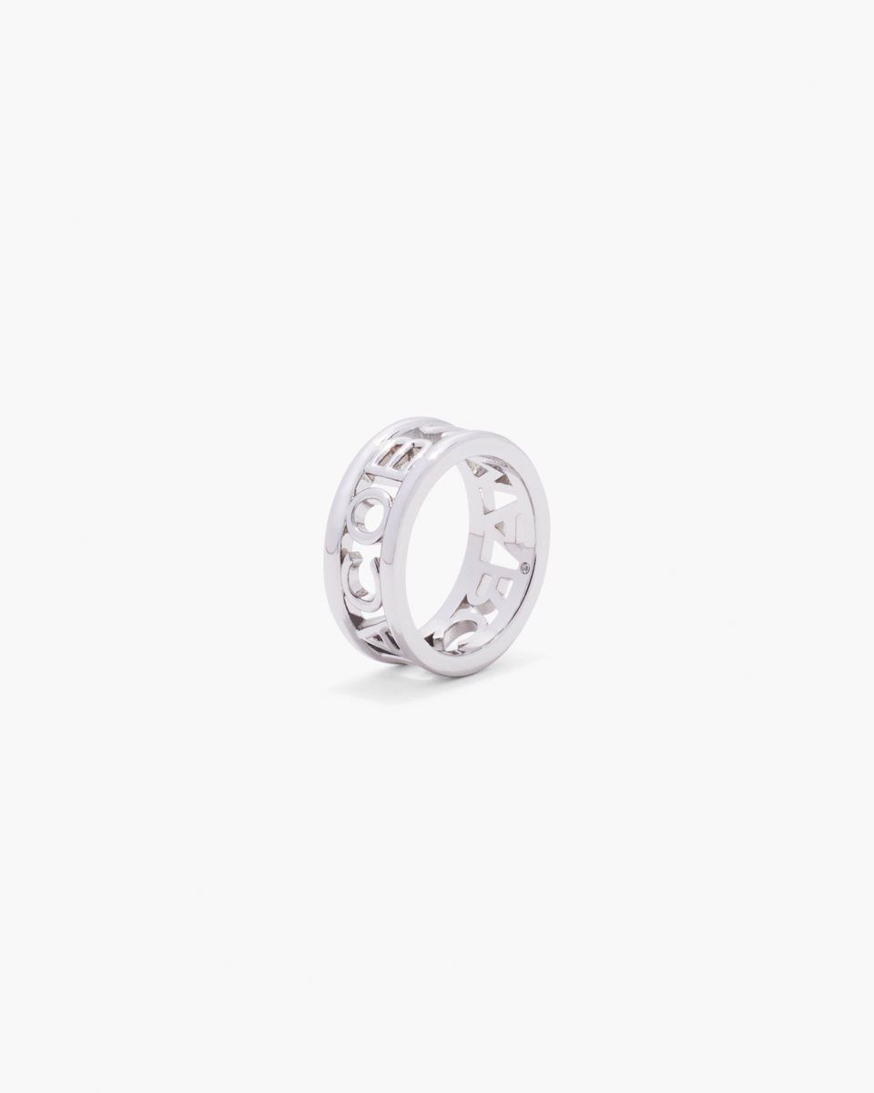 Silver Marc Jacobs The Monogram Ring | 371645-DKH